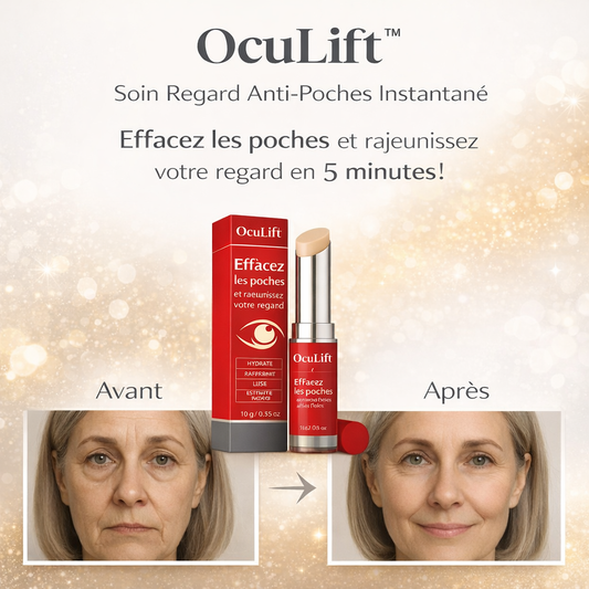 OcuLift™ Soin Regard Anti-Poches Instantané | Effacez les poches et rajeunissez votre regard en 5 minutes !