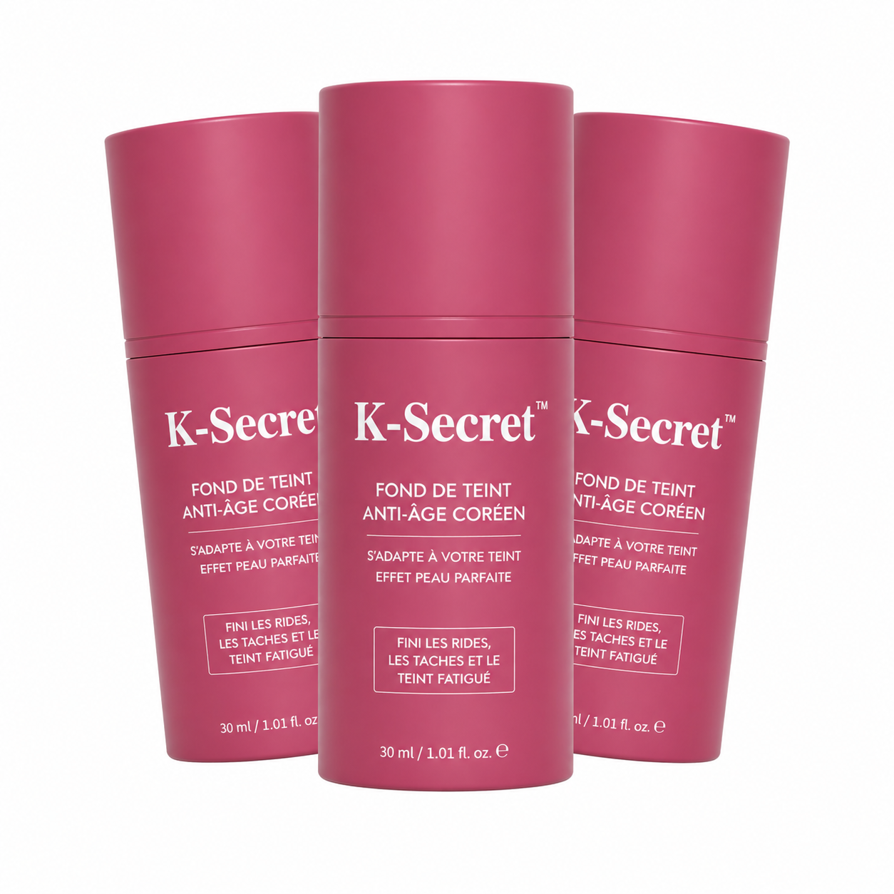 K-Secret™ Fond de Teint Anti-Âge Coréen | Fini les rides, les taches et le teint fatigué : retrouvez une peau éclatante avec une teinte qui s'adapte parfaitement à vous !