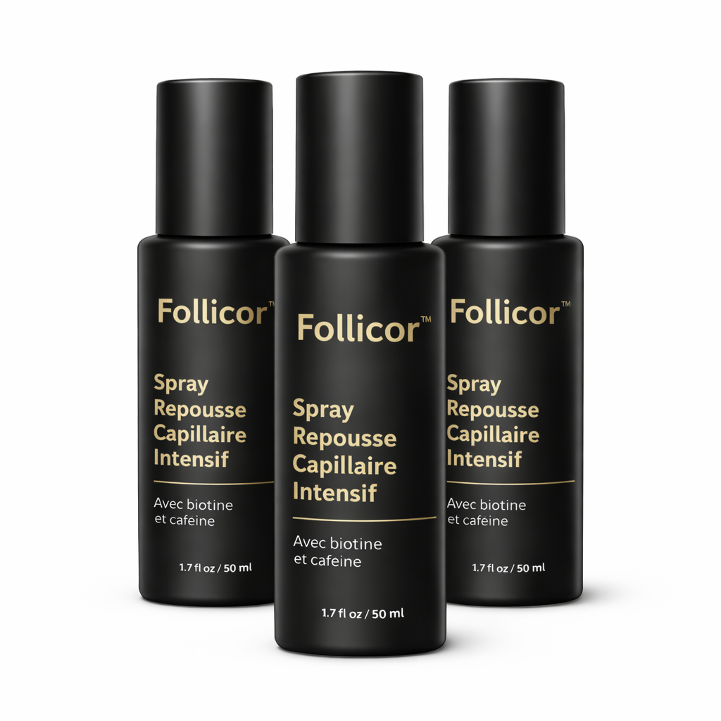 Follicor™ Spray Repousse Capillaire Intensif | Met fin à la perte de cheveux et stimule la repousse en seulement 7 jours