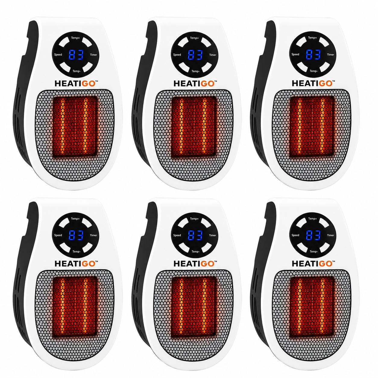 Heatigo™ Mini-Radiateur Turbo | Réchauffe une pièce glacée en 2 minutes – tout en divisant votre facture par 2!