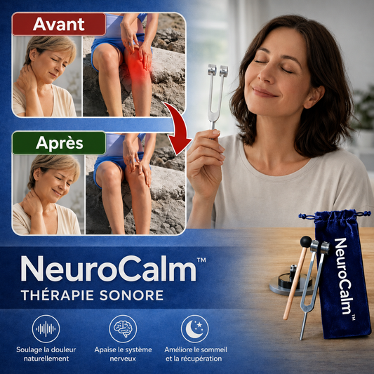 NeuroCalm™ Thérapie Sonore | Éliminez jusqu’à 92 % de la douleur en 5 minutes sans médicaments !