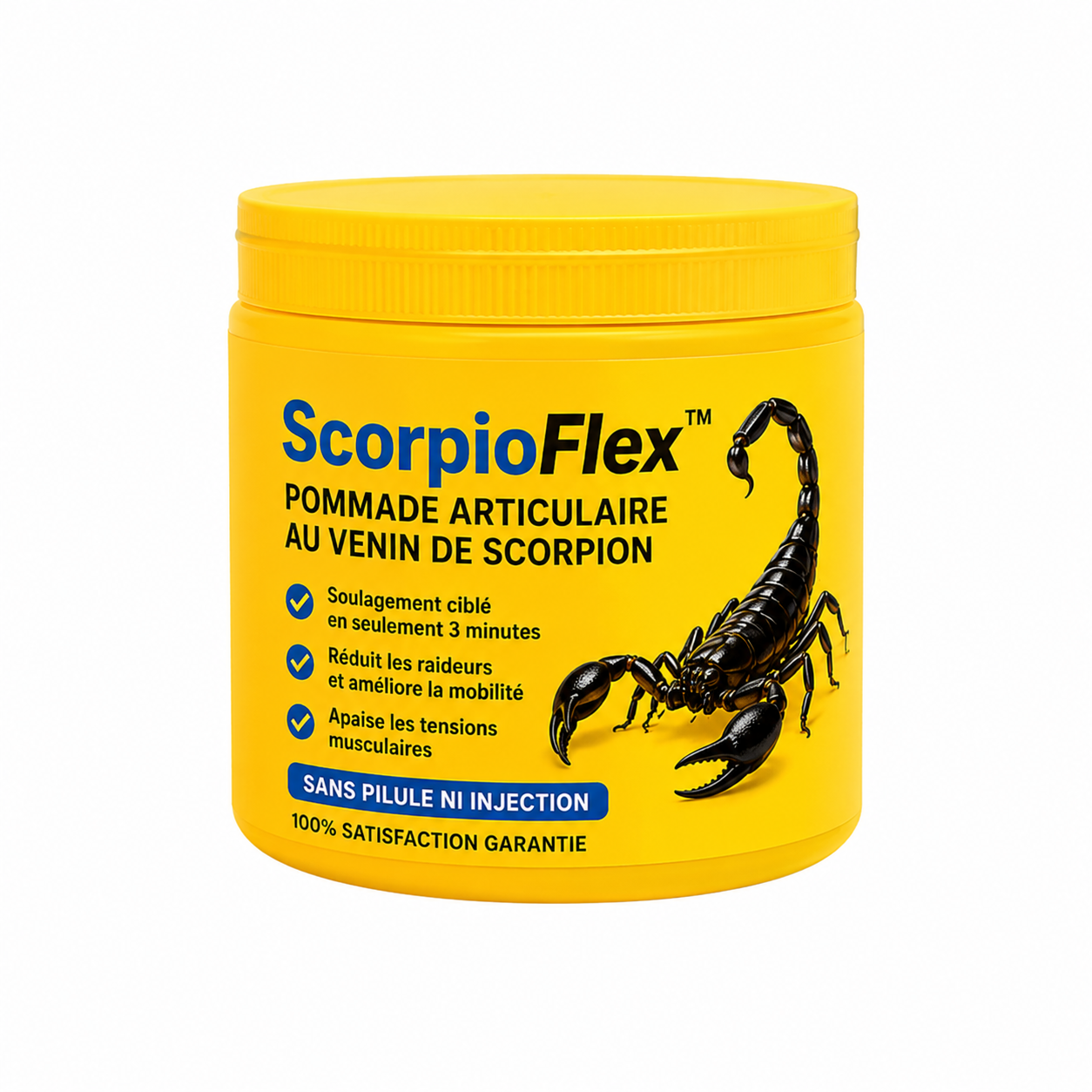 ScorpioFlex™ Pommade Articulaire au Venin de Scorpion | Supprimez douleurs, raideurs et tensions en 3 minutes, sans pilules ni injections !