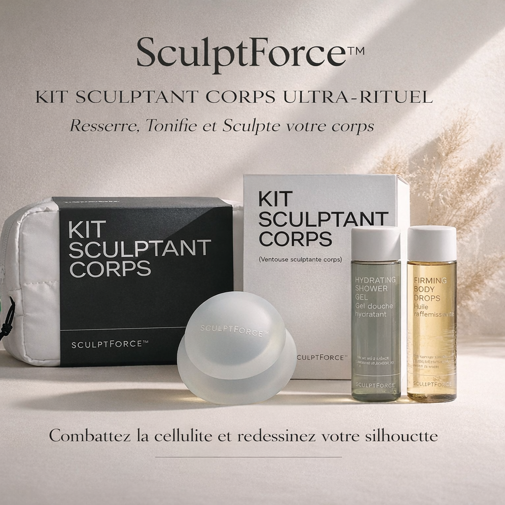SculptForce™ Kit Sculptant Corps Ultra‑Rituel | Révélez une silhouette affinée et une peau plus ferme dès 21 jours !