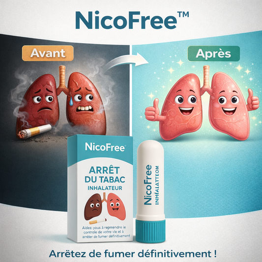 Nicofree™ Inhalateur Anti-Nicotine | Éliminez 97 % des envies de nicotine et arrêtez de fumer en seulement 3 jours !