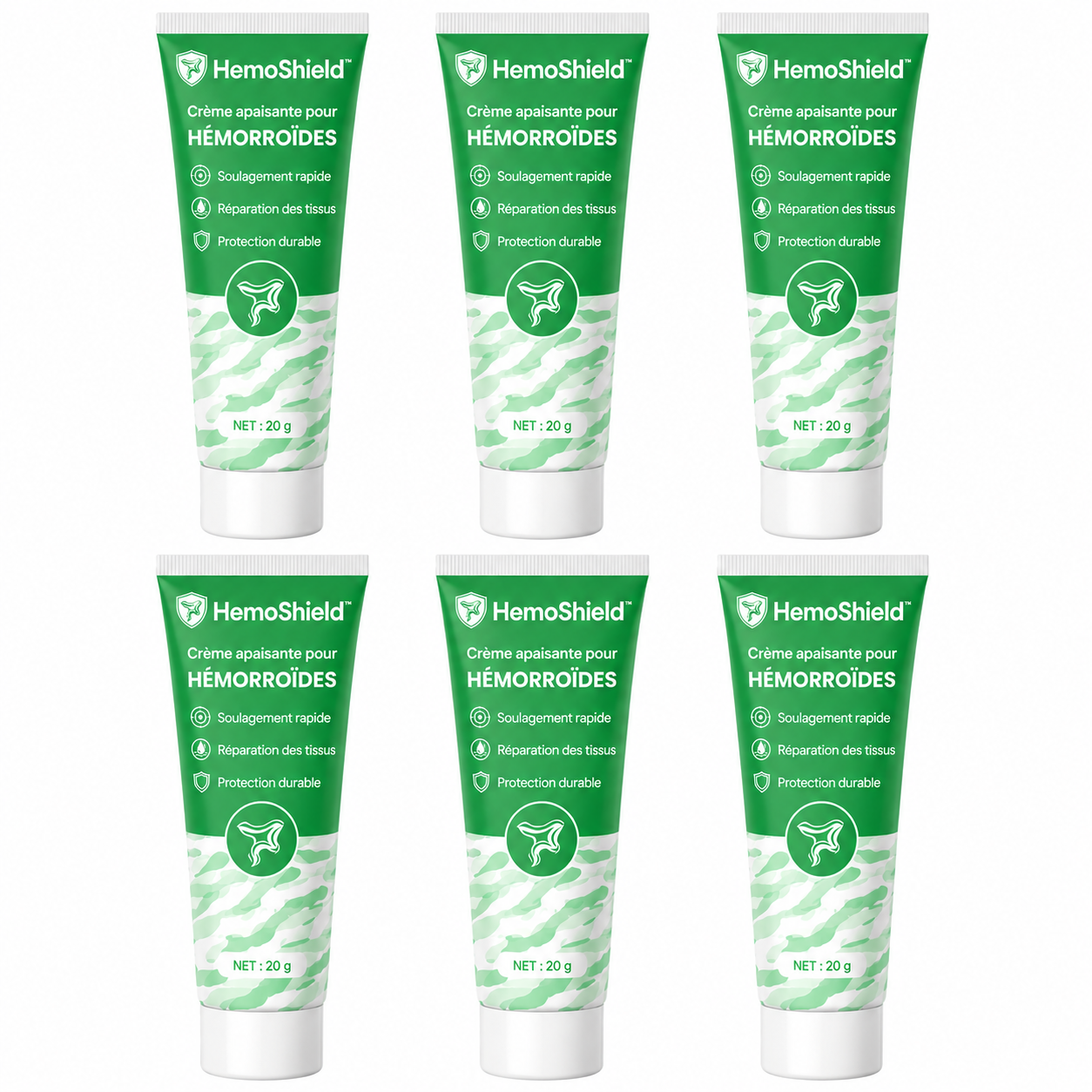 HemoShield™ Crème Hémorroïdes | Élimine 99 % de la douleur hémorroïdaire dès la première utilisation !