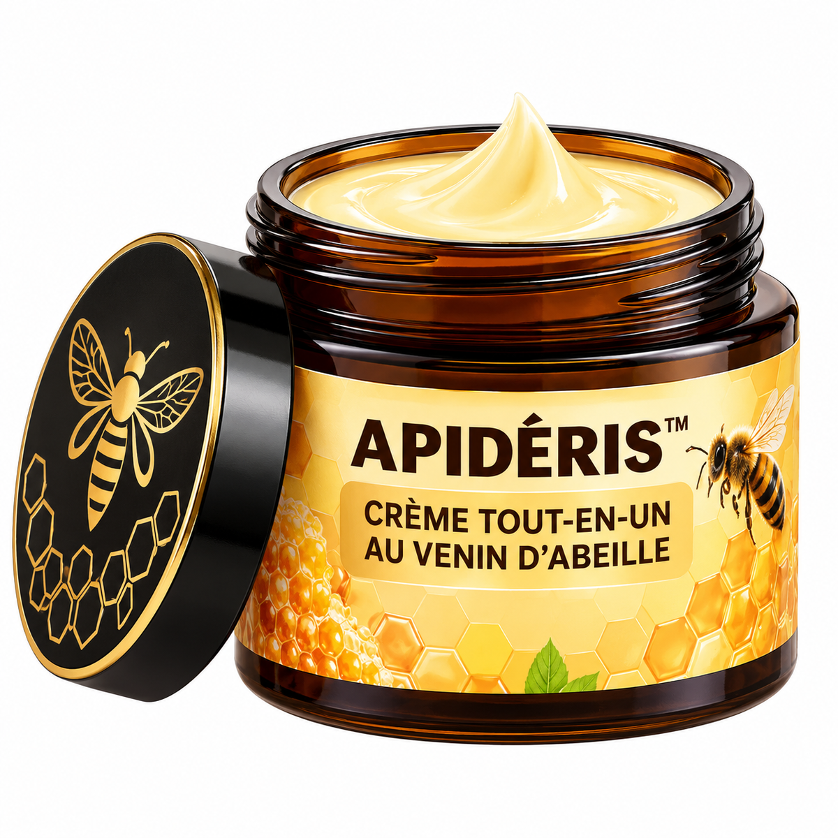 Apidéris™ Venin d’Abeille Tout-en-Un | Répare ta peau en moins de 7 jours!