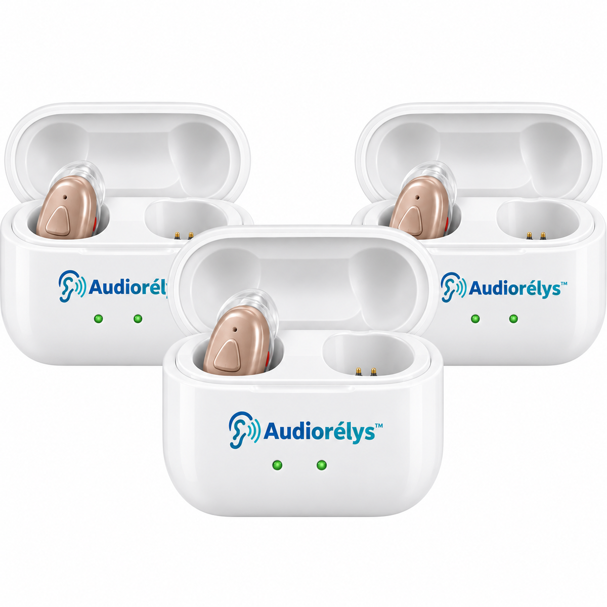 Audiorélys™ Appareil Auditif Invisible à Technologie TriCore | Entendez parfaitement en 3 secondes, sans aucun sifflement !