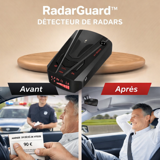 RadarGuard™ Détecteur de Radar | Évitez les amendes et roulez sereinement dès maintenant !