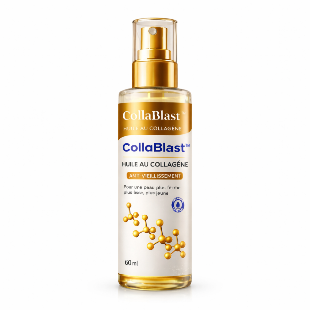 CollaBlast™ Huile au Collagène | Lifte votre peau et élimine le relâchement jusqu’à 98 % en seulement 24 heures !
