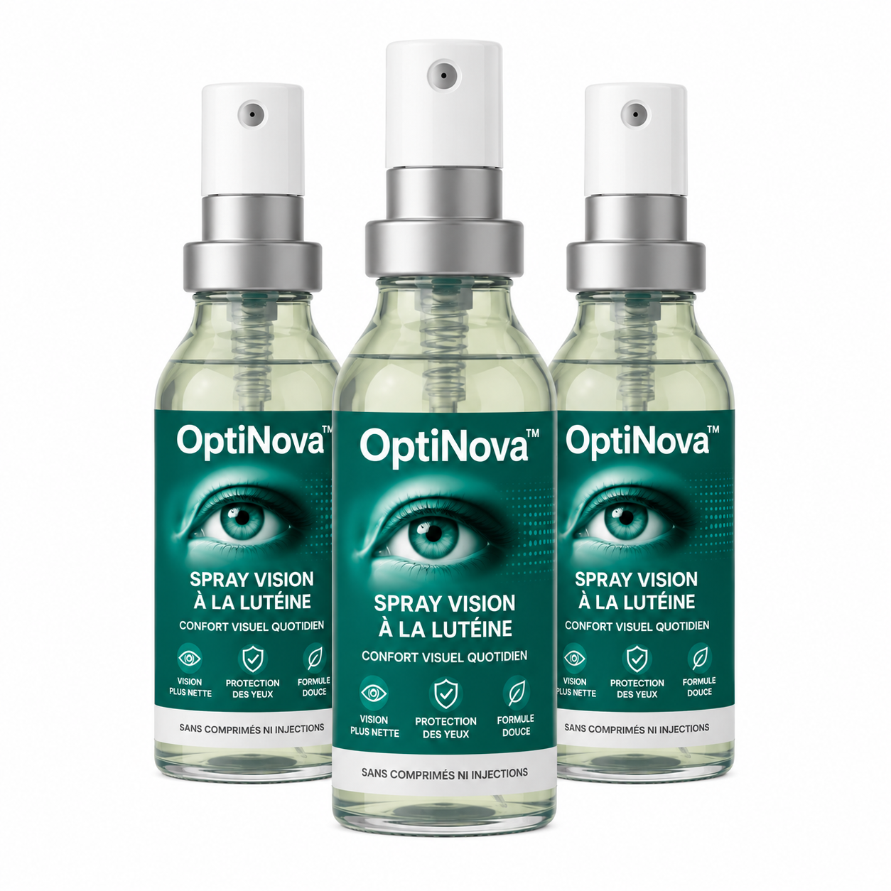 OptiNova™ Spray Vision à la Lutéine | Retrouvez une vue plus nette en 3 jours, sans comprimés ni injections !