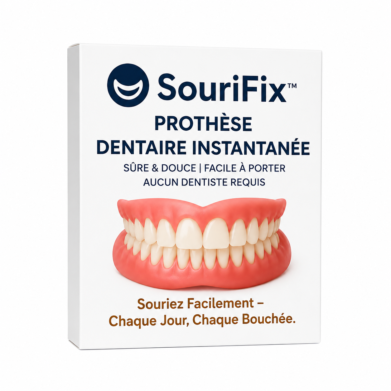 SouriFix™ Prothèse Dentaire Instantanée | Retrouvez un sourire éclatant en 10 secondes, sans dentiste ni douleur !