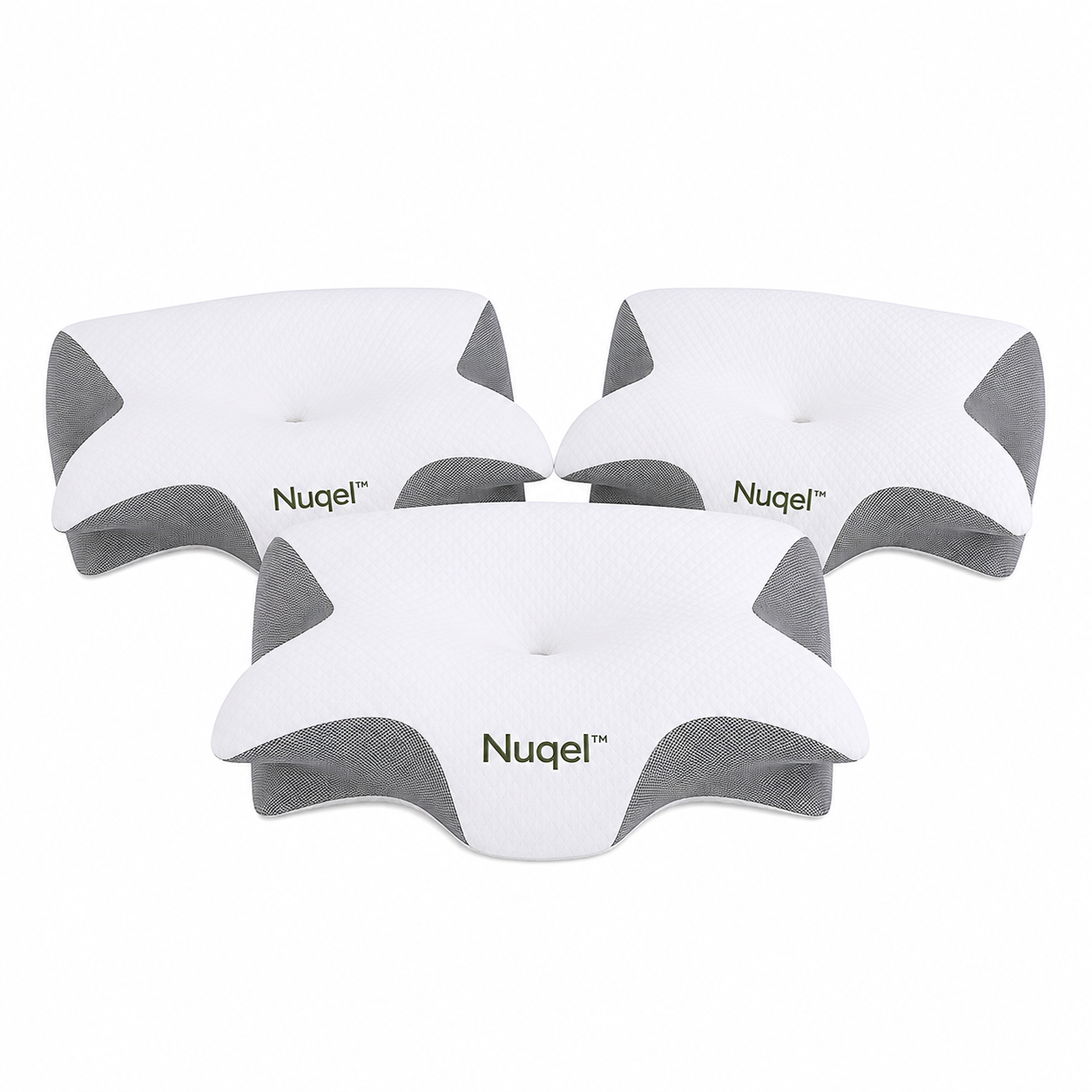 Nuqel™ Oreiller Orthopédique | Soulage vos douleurs cervicales et réduit les ronflements dès la première nuit!