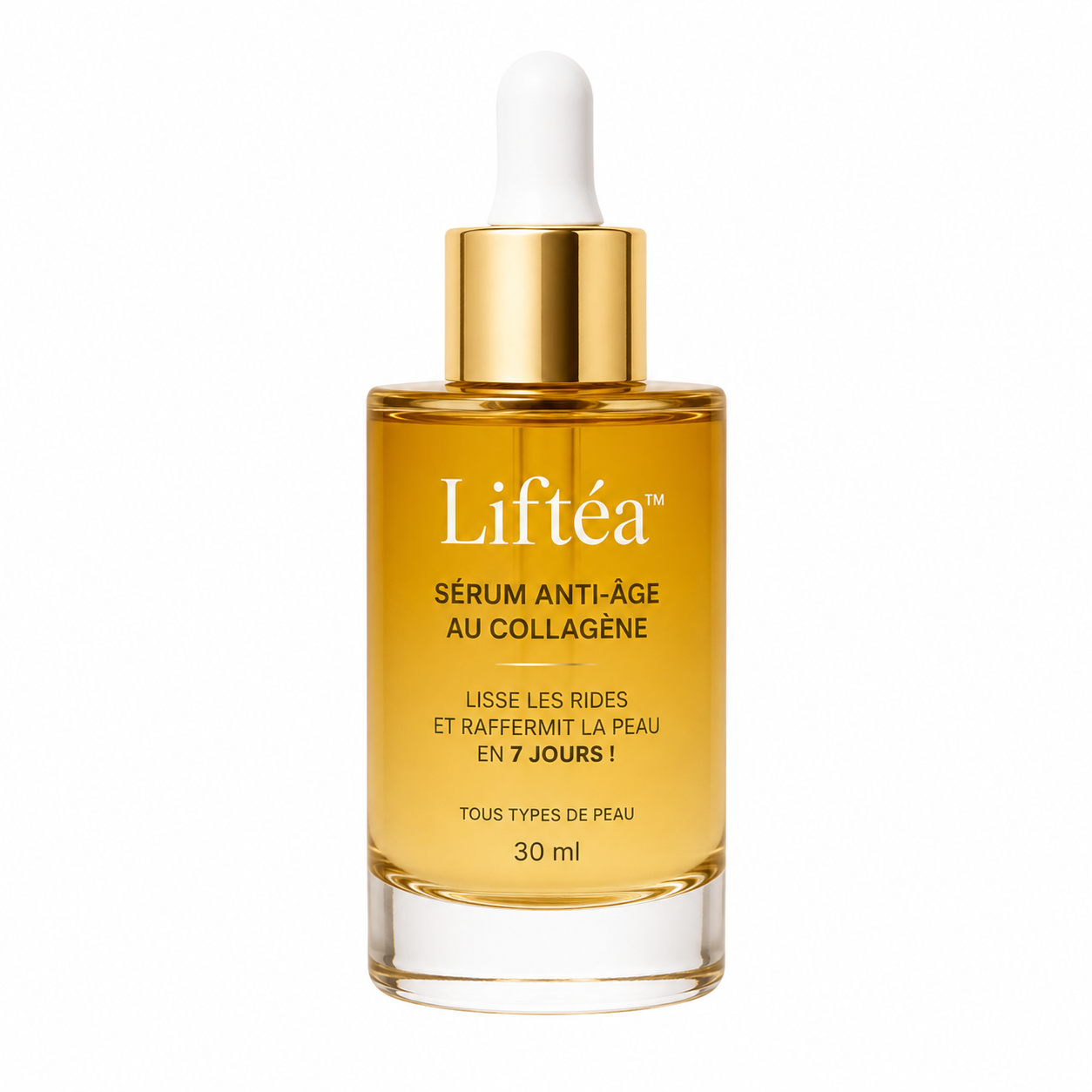 Liftéa™ Sérum Anti-Âge au Collagène | Lisse les rides et raffermit la peau en 7 jours !