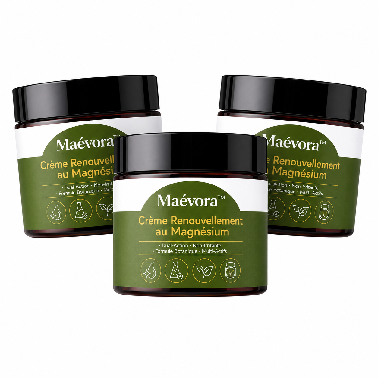Maévora™ Crème Renouvellement au Magnésium | Répare la peau, efface imperfections et apaise les plaques en 7 minutes !
