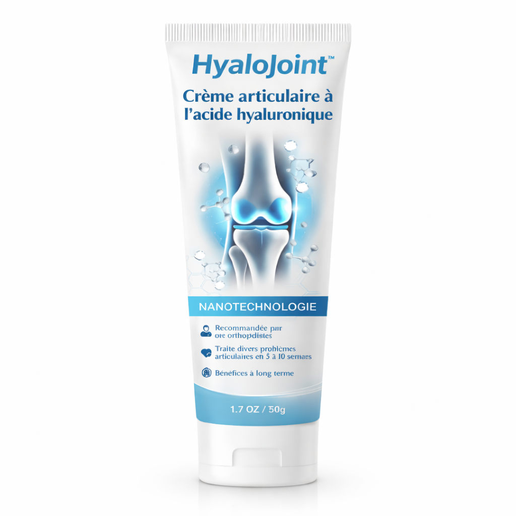 HyaloJoint™ Crème articulaire | Soulage la douleur aux genoux et aux articulations jusqu’à 87 % en 24 heures !