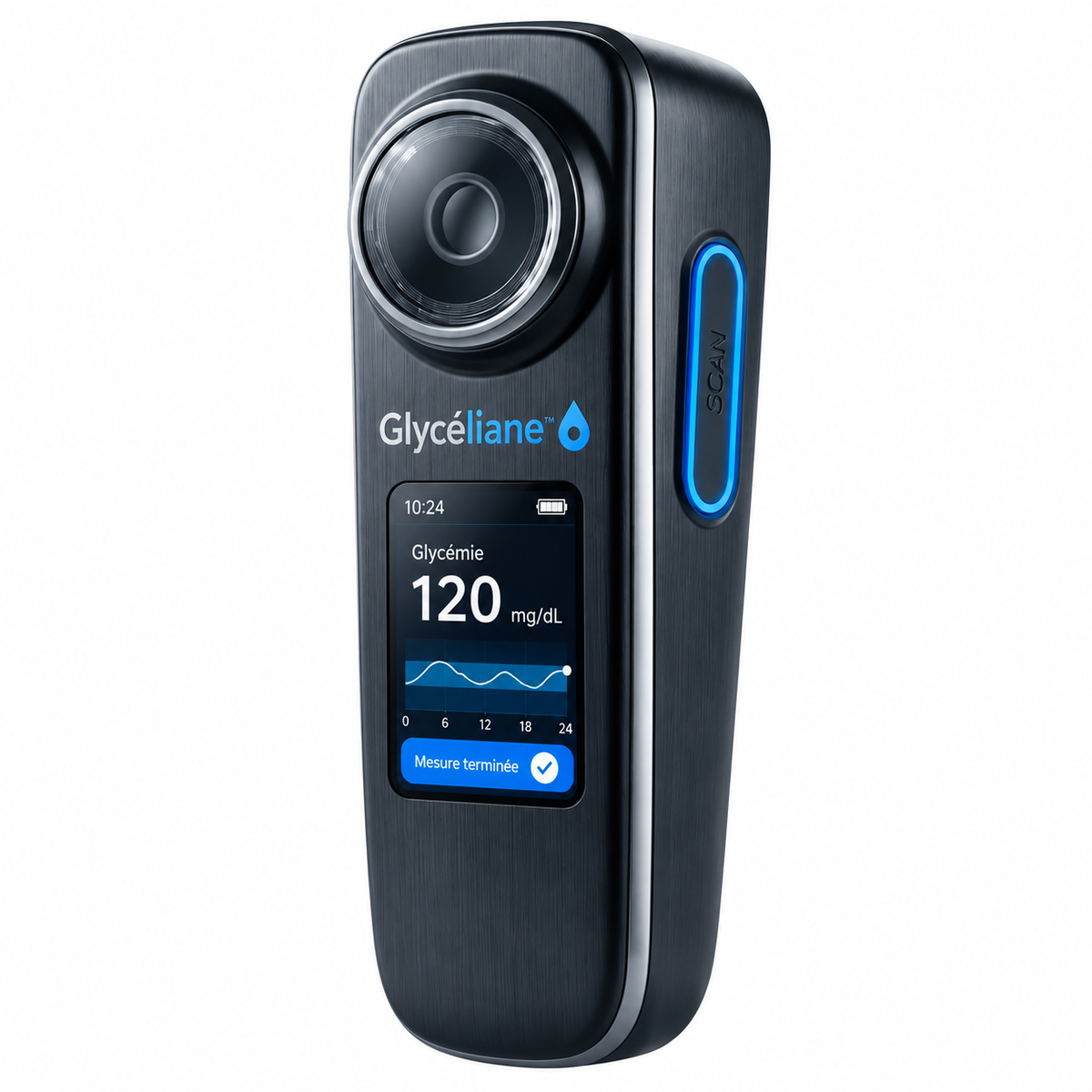 Glycéliane™ Moniteur de Glycémie Sans Piqûre | Surveillez votre glycémie sans douleur !