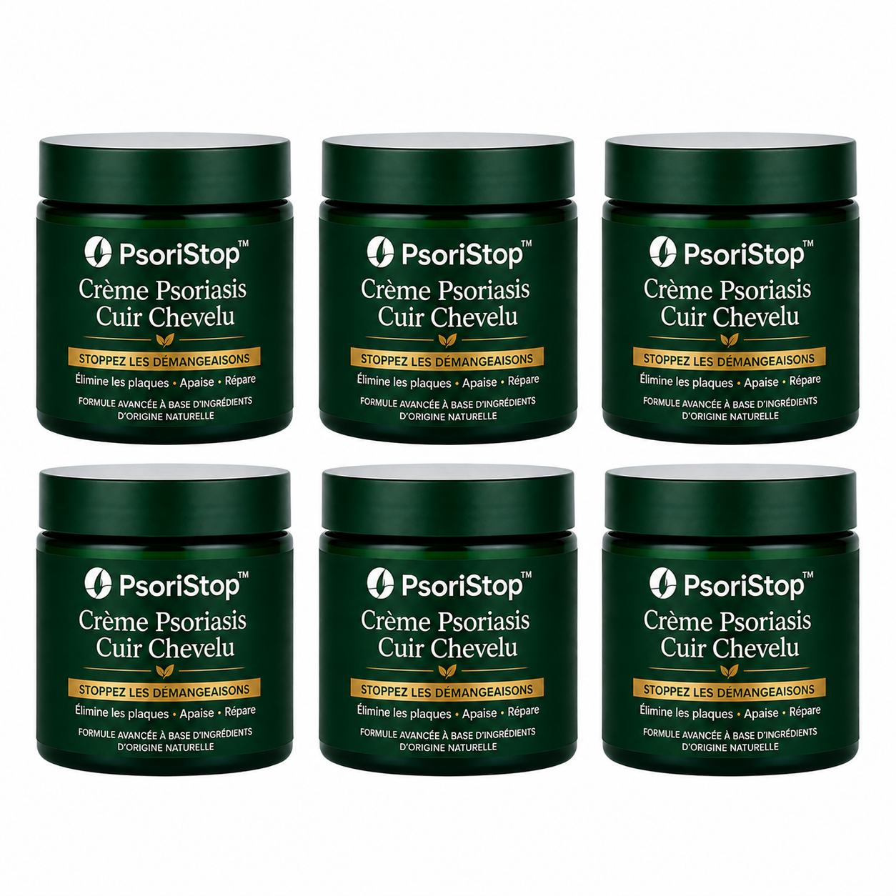 PsoriStop™ Crème Psoriasis Cuir Chevelu | Stoppez les démangeaisons et éliminez les plaques dès la 1ère utilisation !