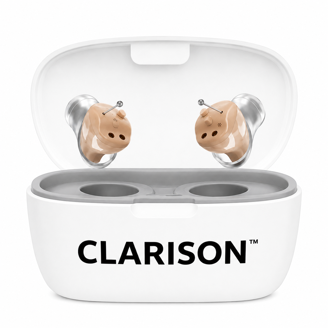 ClariSon™ Appareil Auditif Invisible à Technologie TriCore | Entendez parfaitement en 3 secondes, sans aucun sifflement !