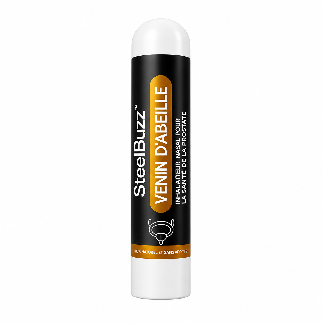 SteelBuzz™ Inhalateur au Venin d’Abeille | Obtenez une érection dure comme l’acier en quelques minutes !