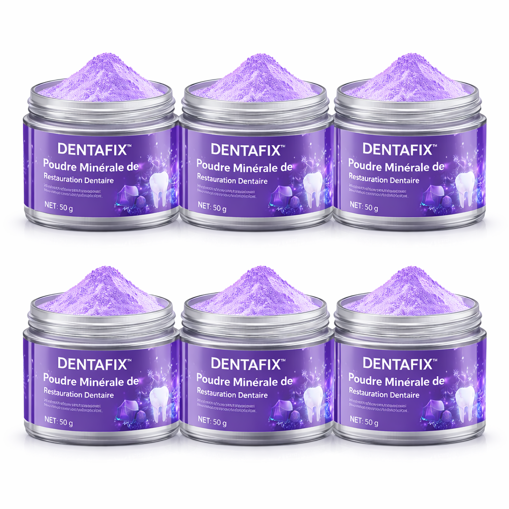DENTAFIX™ Poudre Minérale de Restauration Dentaire | Réparez et renforcez vos dents en 3 minutes !
