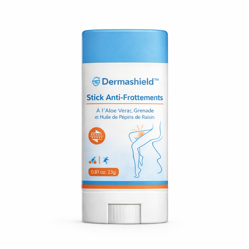 Dermashield™ Stick Anti-Frottements | Soulagez instantanément irritations et rougeurs en 2 minutes !