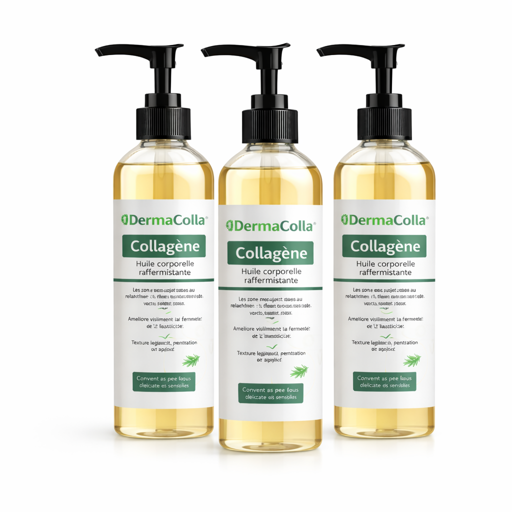 DermaColla™ Sérum-Huile au Collagène | Retendez la peau flasque et restaurez sa fermeté en 24h chrono !