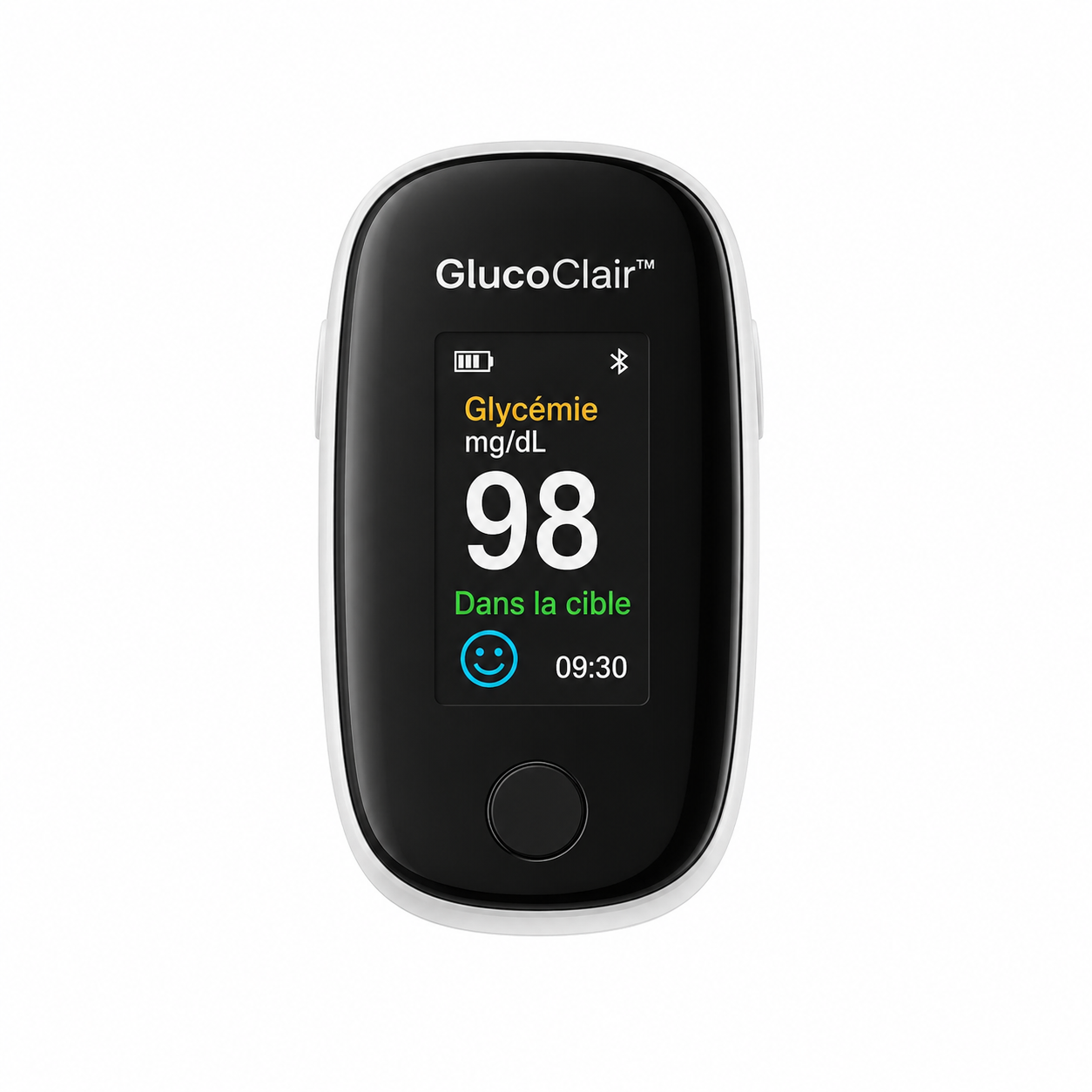 GlucoClair™ Lecteur de Glycémie Sans Piqûre | Contrôlez votre taux de sucre en quelques secondes, sans sang ni douleur !