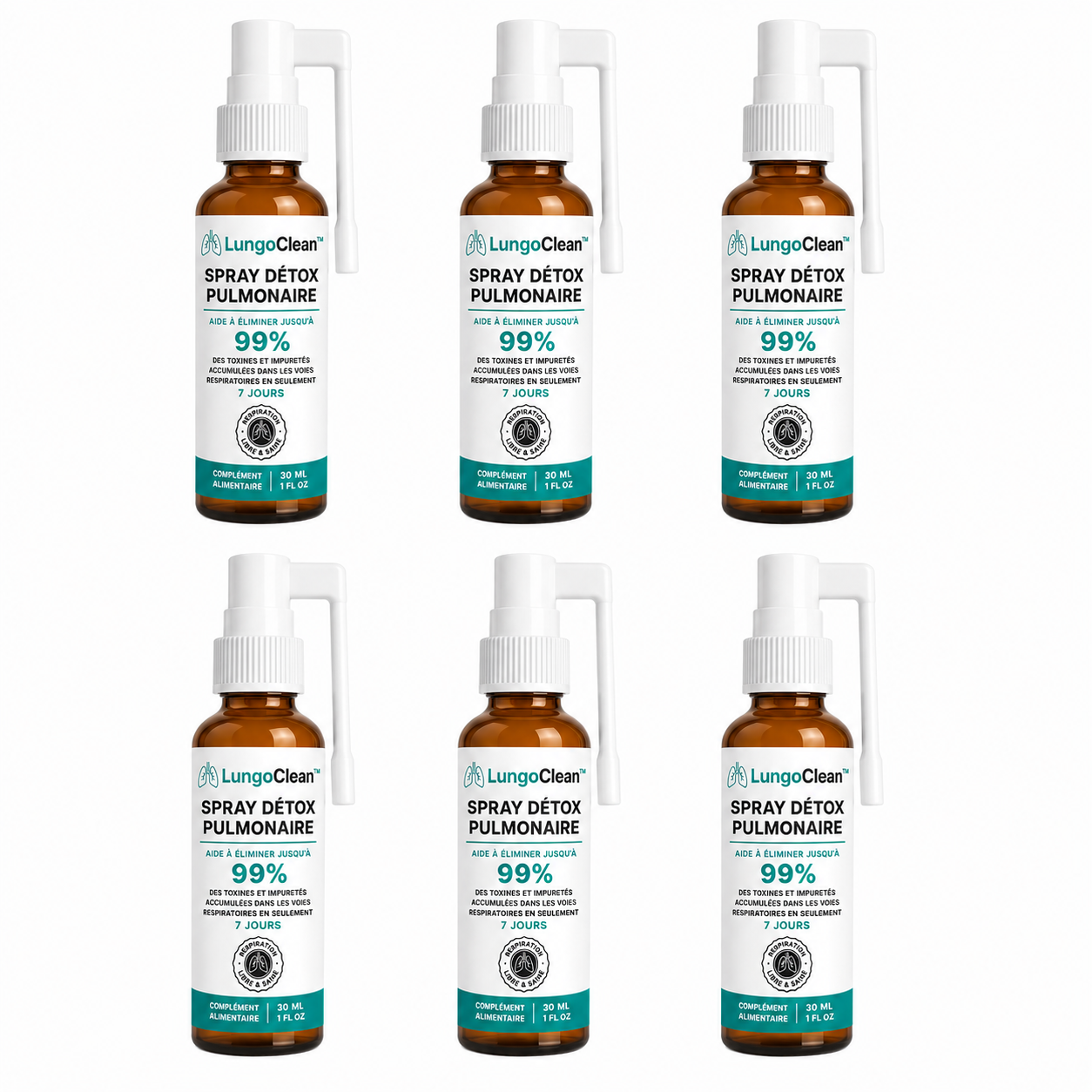 LungoClean™ Spray Détox Pulmonaire | Expulse 99% des toxines cachées en seulement 7 jours!