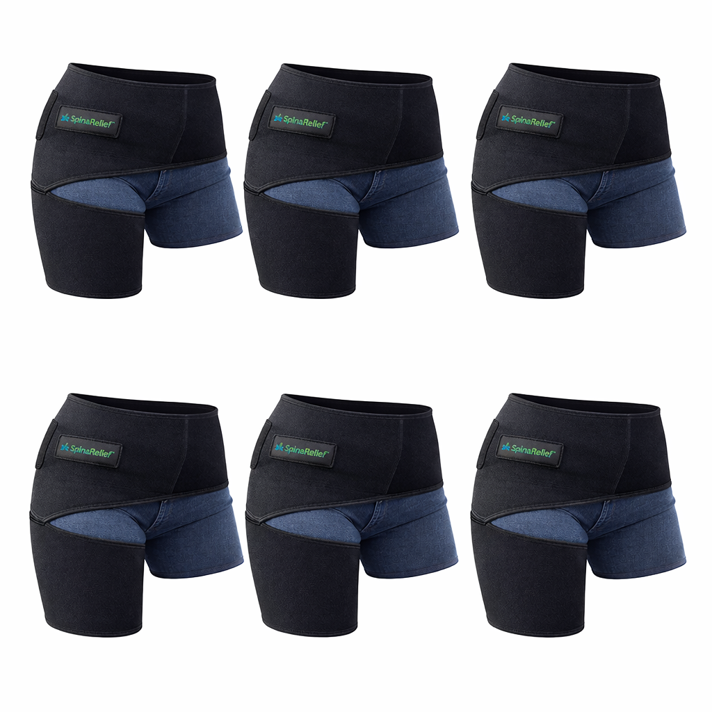 SpinaRelief™ Ceinture Lombaire Néo-Compression | Soulage la sciatique et les lombaires dès la première utilisation !