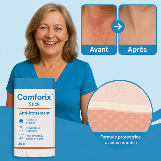 Comforix™ Stick Anti-Frottement | Éliminez brûlures et rougeurs en 2 minutes!
