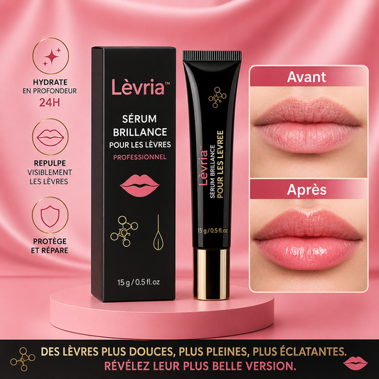 Lèvria™ Gloss Sérum Professionnel | Repulpe, hydrate et sublime vos lèvres en 10 minutes!