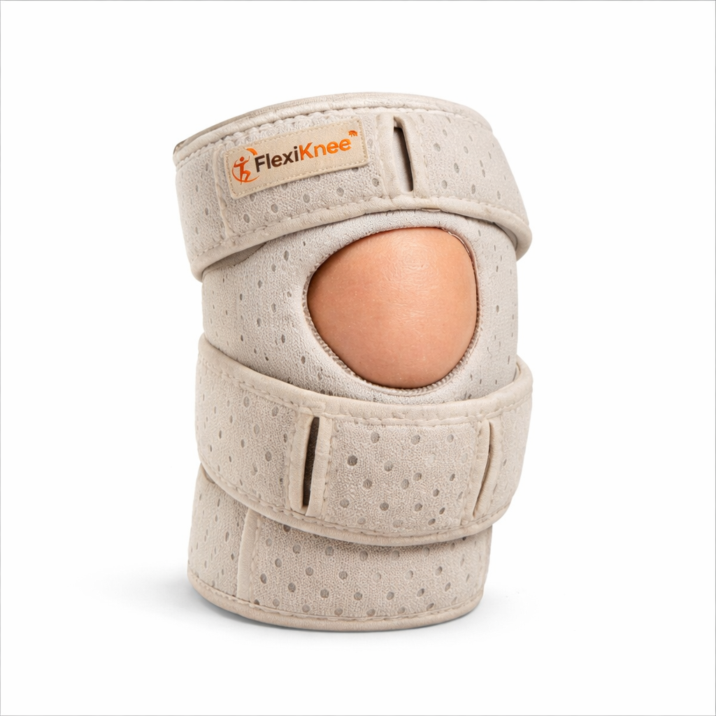 FlexiKnee™ Genouillère de Maintien Renforcé | Marchez sans douleur dès la première utilisation !