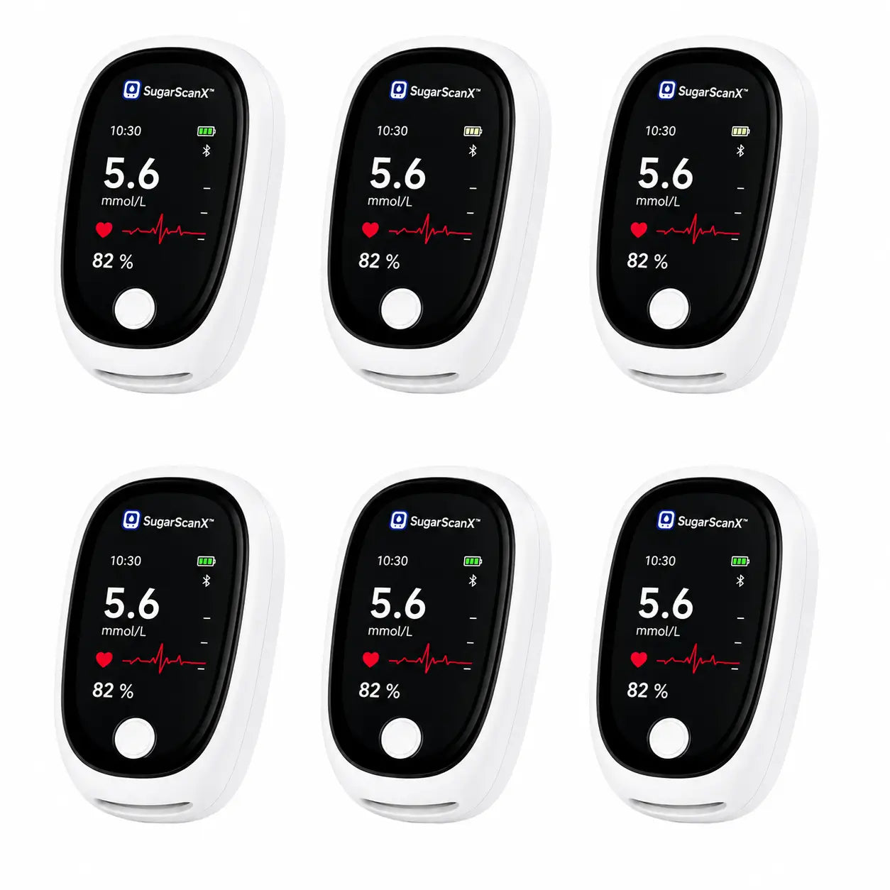 SugarScanX™ Capteur Glycémique | Contrôlez votre glycémie en 5 secondes, sans piqûres, sans douleur !