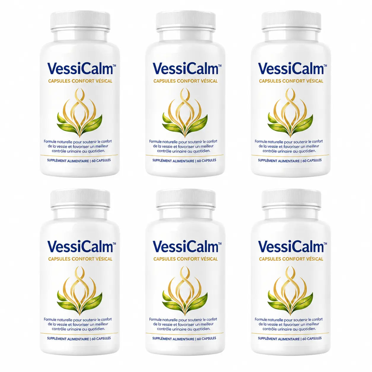 VessiCalm™ Capsules Confort Vésical | Rétablit le plein contrôle de la vessie en seulement 7 jours !