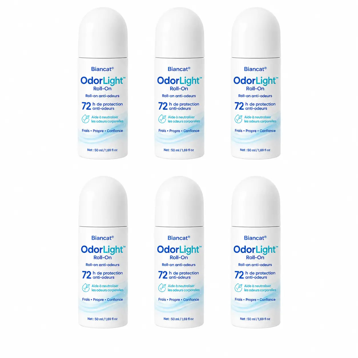 OdorLight™ Roll-On | Stoppez les mauvaises odeurs et retrouvez des aisselles visiblement plus claires !