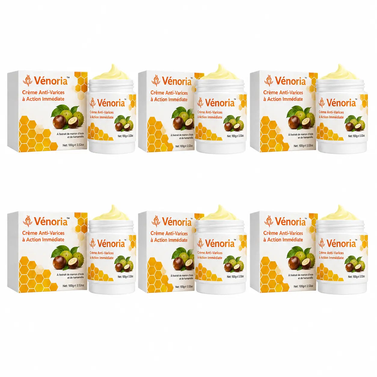 Vénoria™ Crème Anti-Varices à Action Immédiate | Faites disparaître vos varices en 3 minutes !