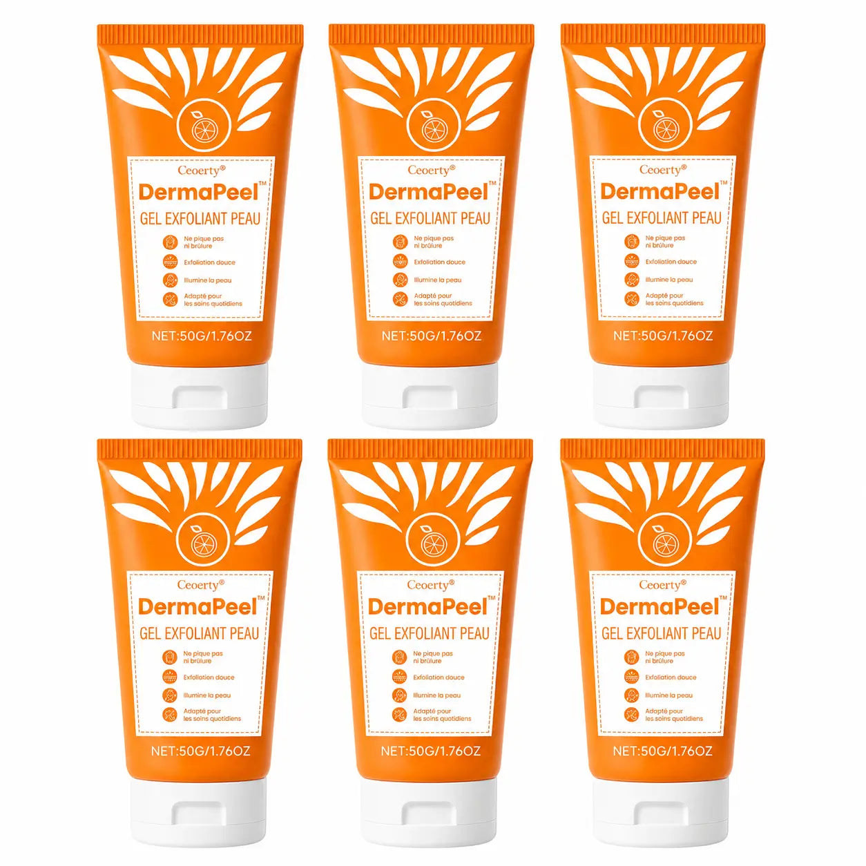 Claria™ Gel Exfoliant Enzymatique à l’Orange | Éliminez cellules mortes, taches et teint terne en 5 minutes !