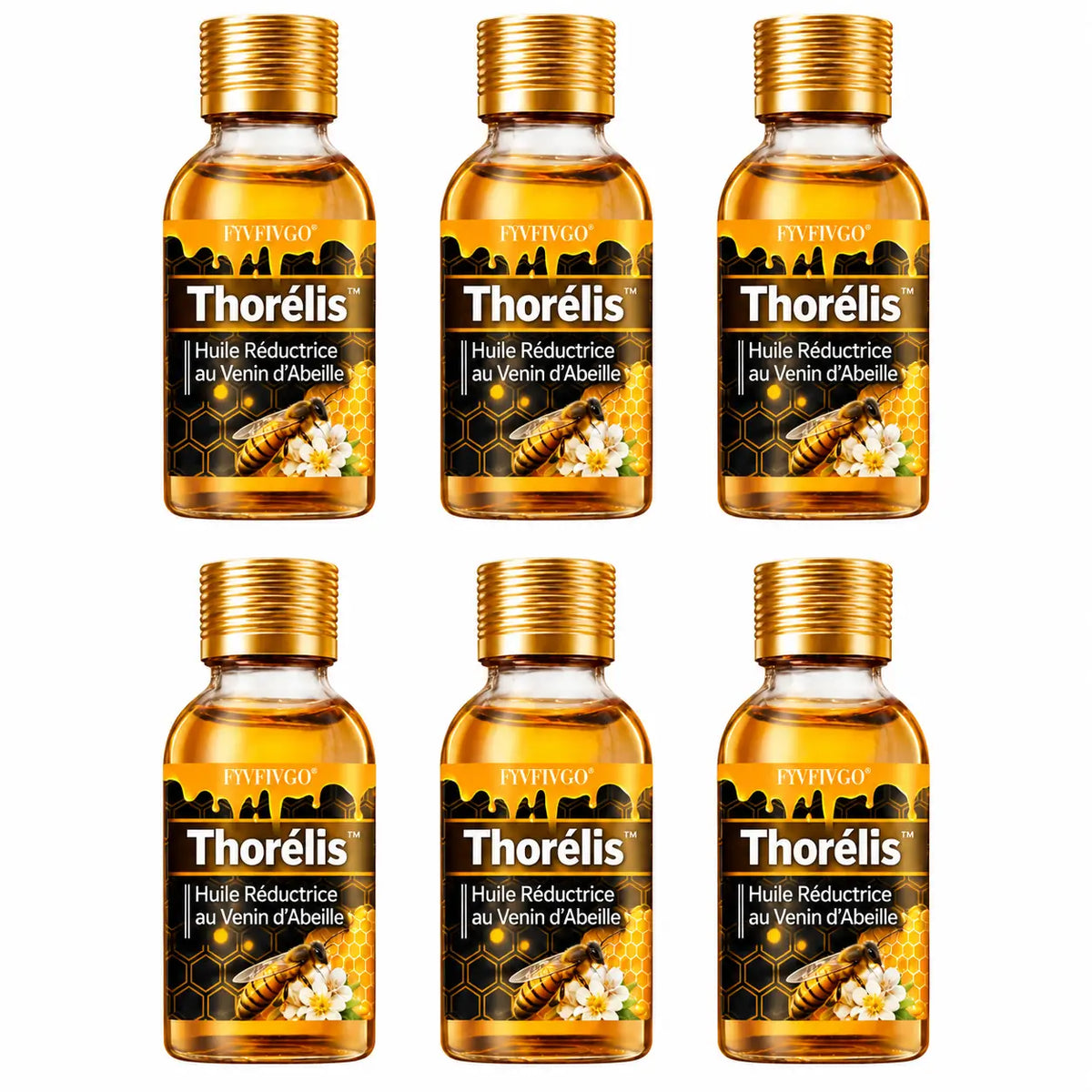 Thorélis™ Huile Réductrice au Venin d’Abeille | Réduit la graisse des pectoraux en 2 minutes !