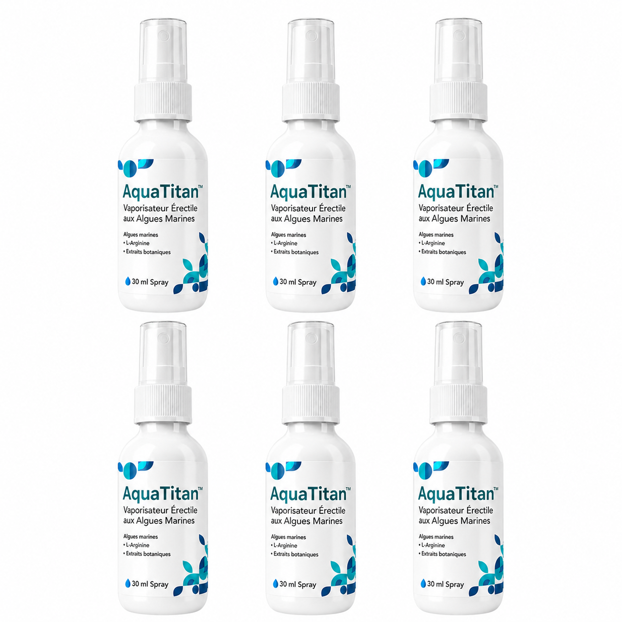 AquaTitan™ Vaporisateur Érectile aux Algues Marines | Érections dures comme du roc en 43 secondes!