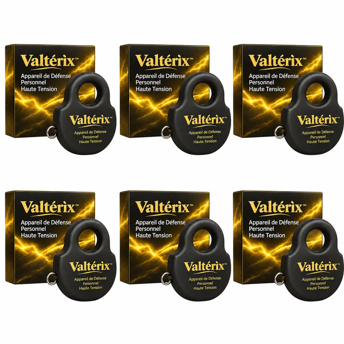 Valtérix™ Appareil de Défense Personnel Haute Tension | Neutralise tout agresseur en 1 seconde, sans effort !