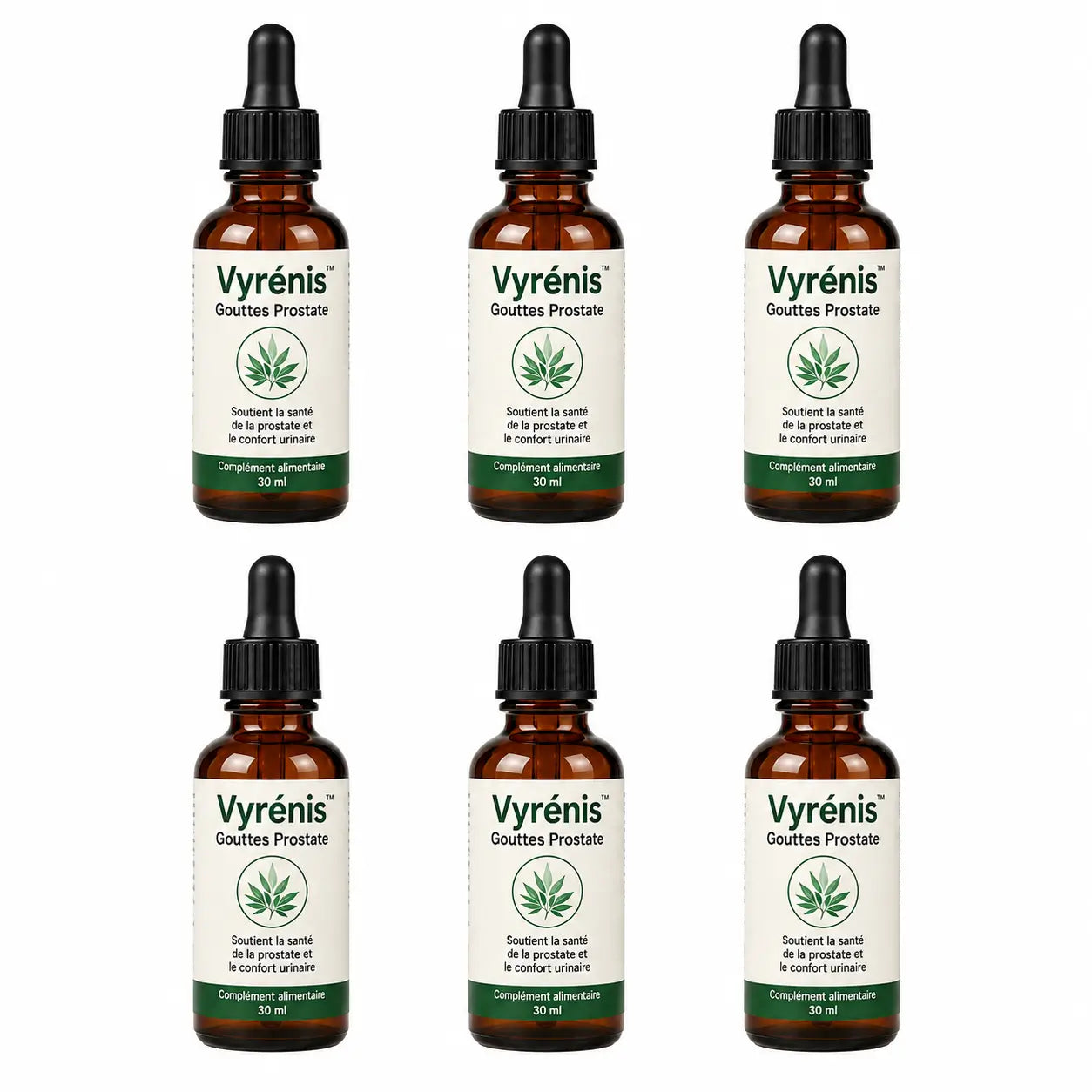 Vyrénis™ Gouttes Prostate | Retrouvez un jet puissant et dormez enfin toute la nuit sans interruption !