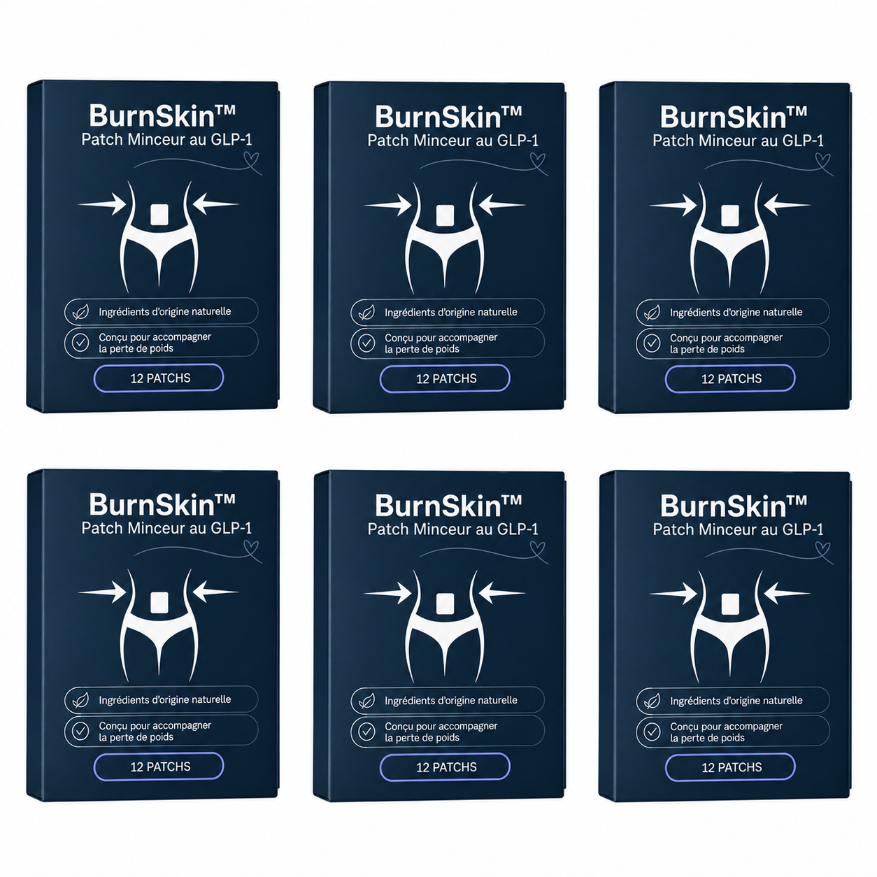 BurnSkin™ Patch Minceur au GLP-1 | Perdez jusqu’à 4,3 kilos de graisse en 5 jours!