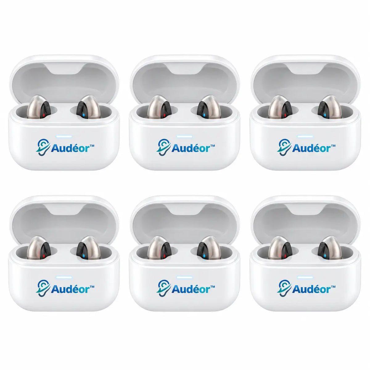 Audéor™ Appareil Auditif Invisible à Technologie TriCore | Entendez parfaitement en 3 secondes, sans aucun sifflement !