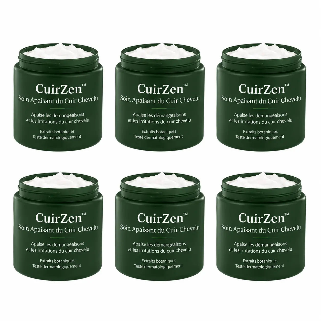 CuirZen™ Soin Apaisant du Cuir Chevelu | Apaise le cuir chevelu et élimine le psoriasis du cuir chevelu !