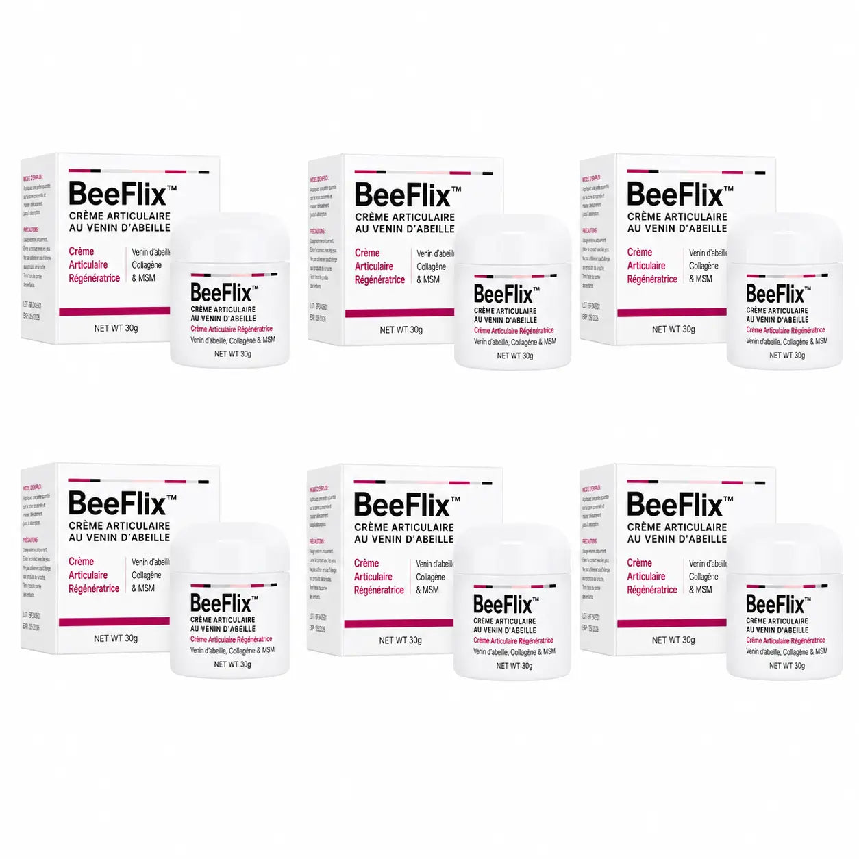 BeeFlix™ Crème Articulaire au Venin d’Abeille | Stoppez vos douleurs et retrouvez des mouvements plus fluides rapidement !