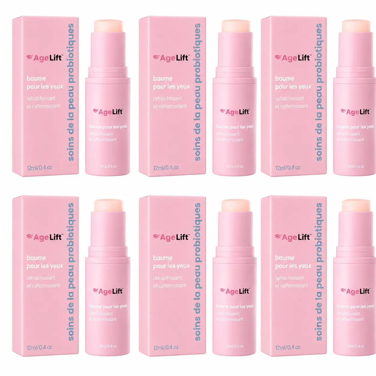AgeLift™ Baume pour les yeux | Obtenez des paupières jusqu’à 93 % plus fermes et visiblement liftées en seulement 2 heures !
