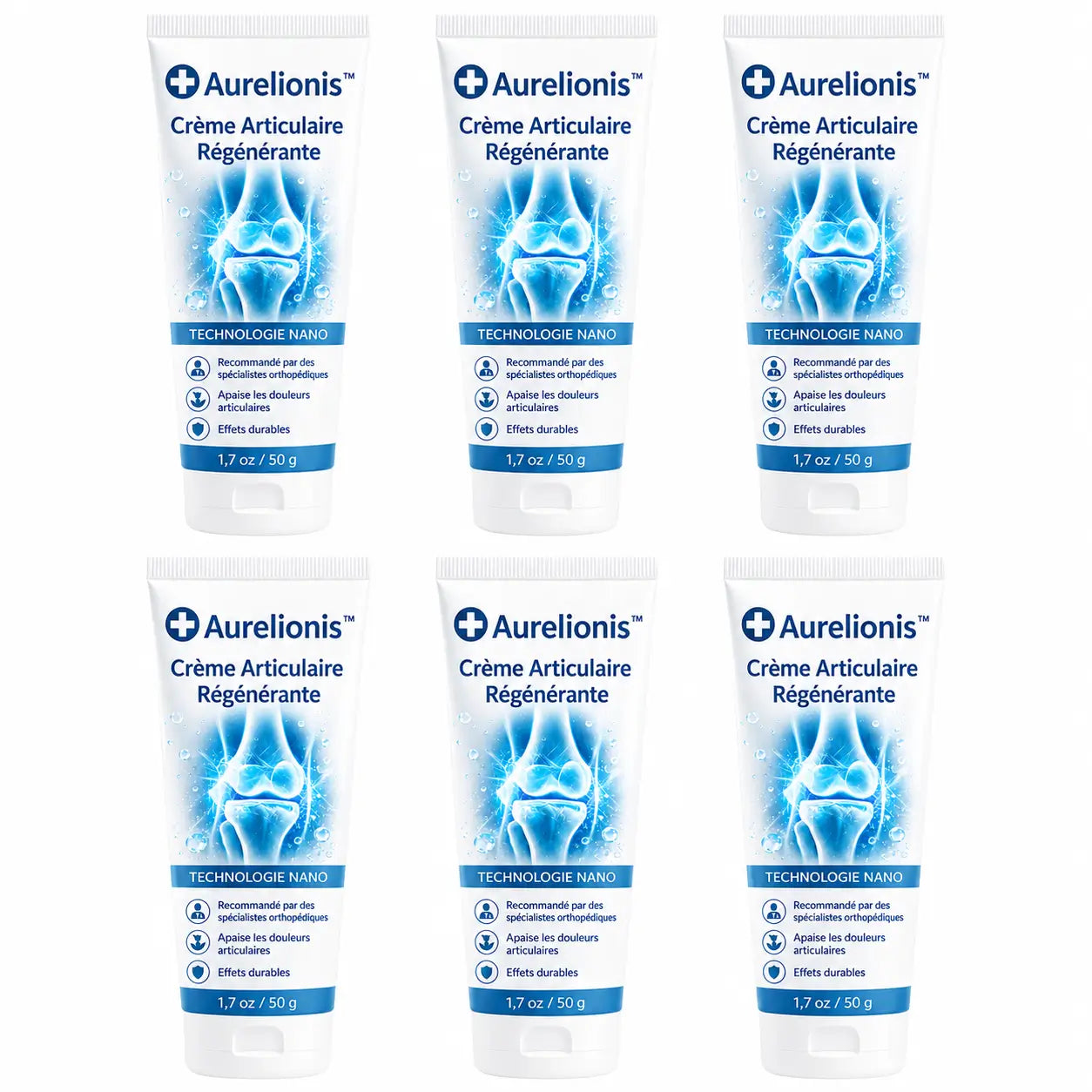 Aurelionis™ Crème Articulaire Régénérante | Éliminez jusqu’à 97 % de vos douleurs articulaires en seulement 4 jours !