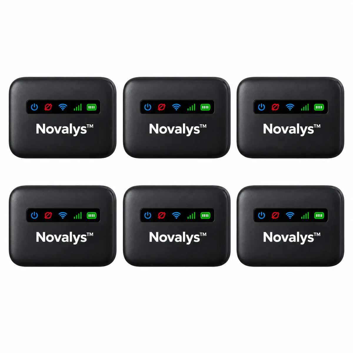 Novalys™ Routeur WiFi Mondial | Internet 4G/5G dans 196 pays en 5 secondes chrono, sans surcoût !