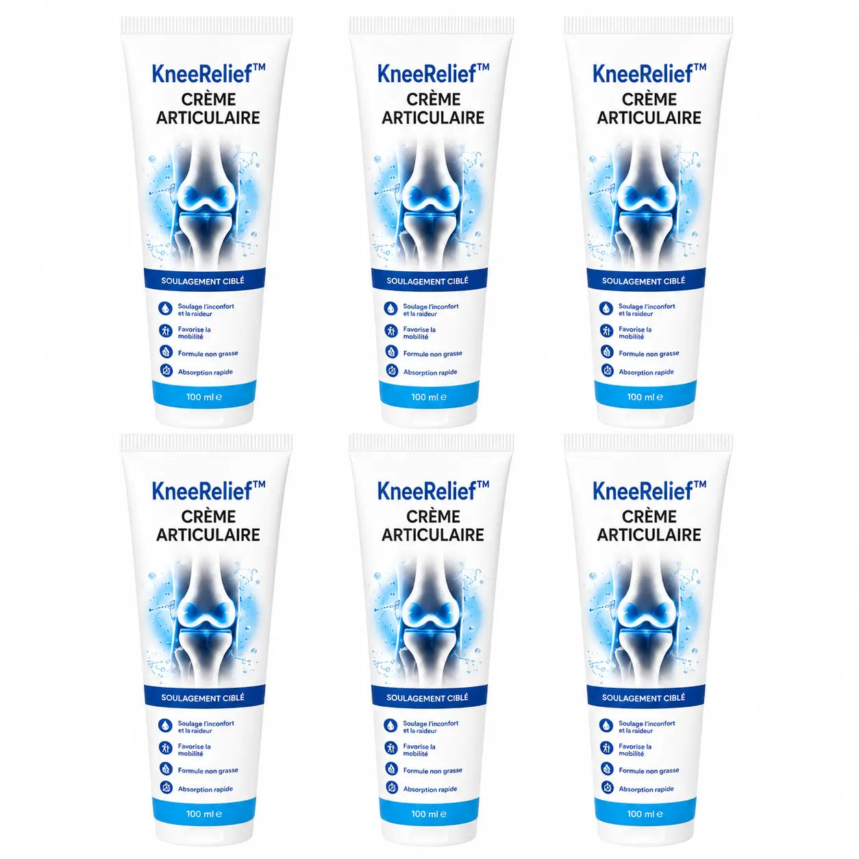 KneeRelief™ Crème Articulaire | Soulage vos douleurs articulaires en 3 minutes chrono !