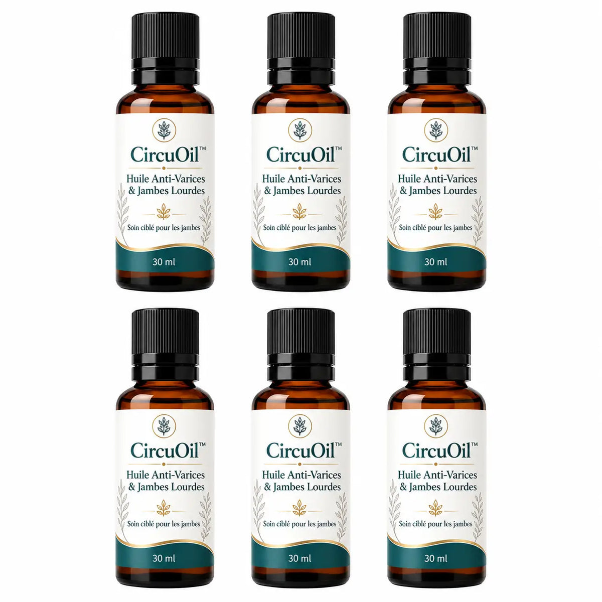 CircuOil™ Huile Anti-Varices & Jambes Lourdes | Réduisez l’apparence des veines visibles et retrouvez des jambes plus légères !